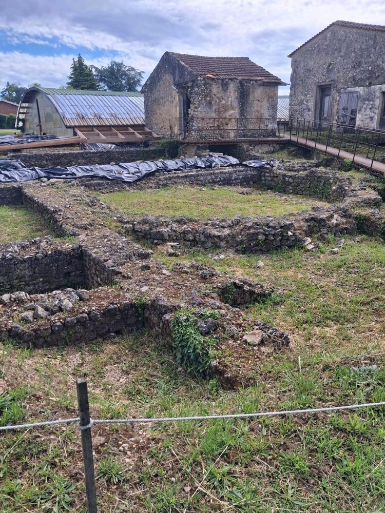 La zone extérieure du site archéologique